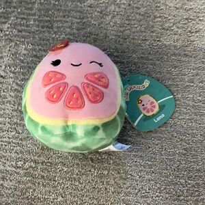 Squishmallows Watermelon Plush Toy - Pink and Green